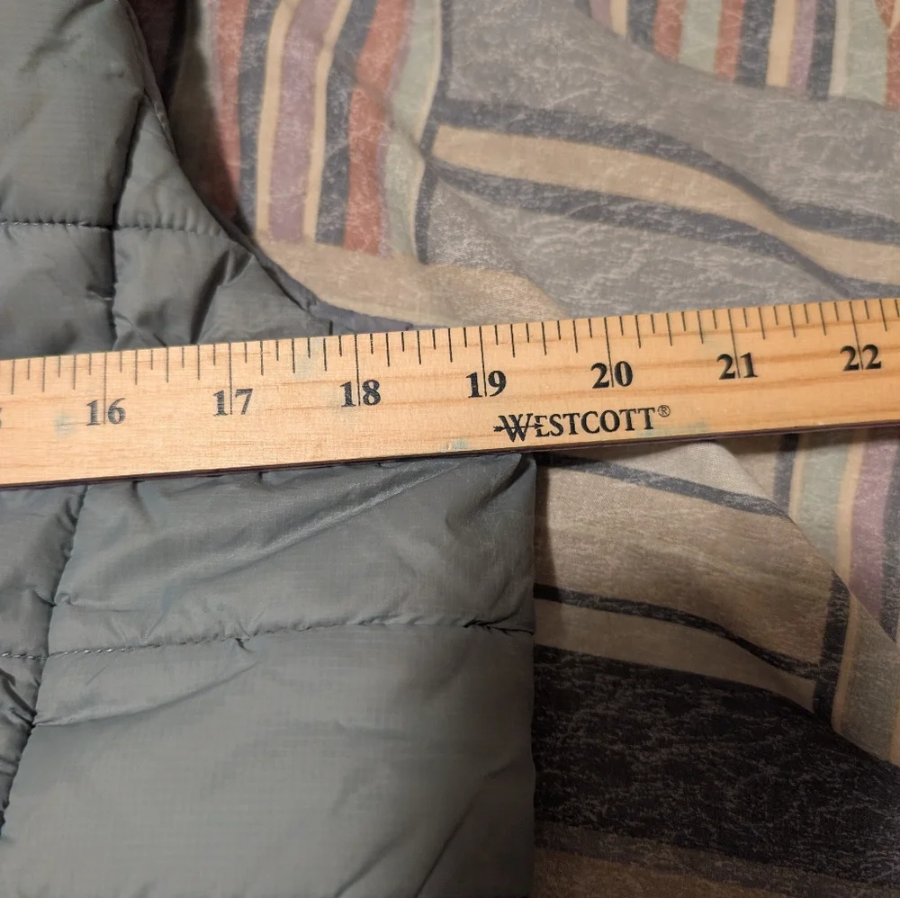 ORORO Men’s Heated Puffer Vest Medium Gray Full Zip Insulated NO Battery - Picture 4 of 8